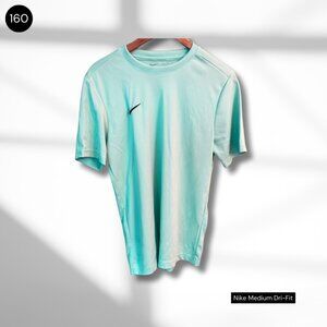 Nike Dri-FIT T-Shirt | Medium | Light Blue Athletic Top